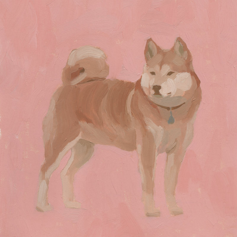 Shiba Inu I by Jacob Green - Wrapped Canvas Painting, 76cm H x 76cm W x 3.8cm D