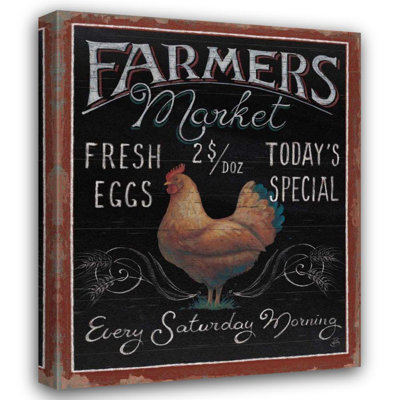 Ophelia & Co. Brissonnet, galerie Daphne, art sur toile tendue: Farmers Market I