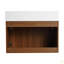 Armoire de salle de bain 30 po avec lavabo, portes à fermeture douce, fixation flottante, pour petite salle de bain-126528449