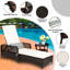 Coussin inclinable Costway Pe Rattan-101067706-123185678