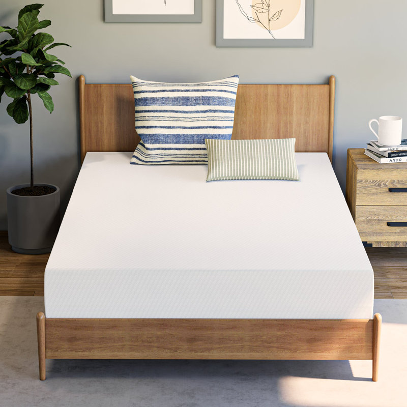 Matelas en mousse viscoélastique gélifiée à refroidissement moyen, 6", Lit double