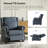 Gunthrop 36''W Traditional Manual Push Back Recliner with Rolled Arms(Set of 2)-1553604840