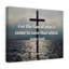 Christ Saves Matthew 18:11 - Wrapped Canvas Print-283355231