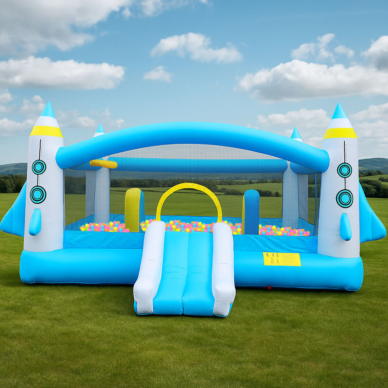 Jeu gonflable multifonctionnel 16,5 pi x 15 pi Jump 'N Slide