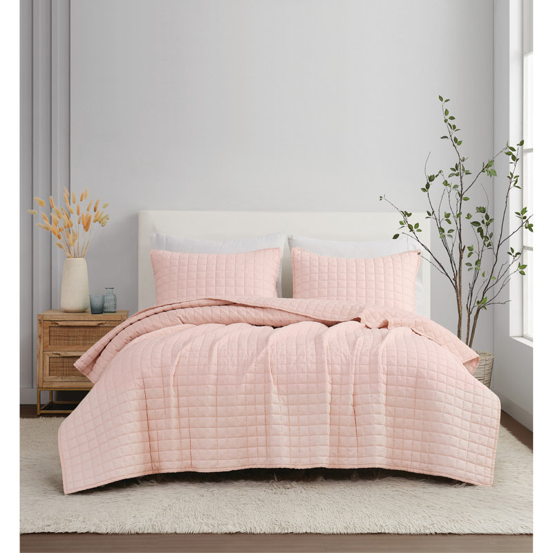 Nena Bedding, Très grand + 2 très grandes taies décoratives, Rosé
