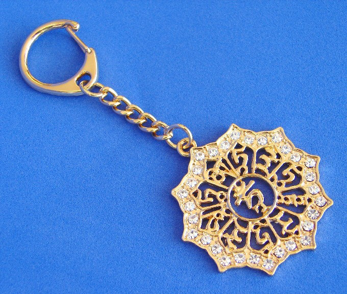 Chaîne pour porte-clé 8 mantra Auspicious
