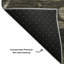 Tapis taupe Cerrito lavable à la machine de qualité supérieure-105698162