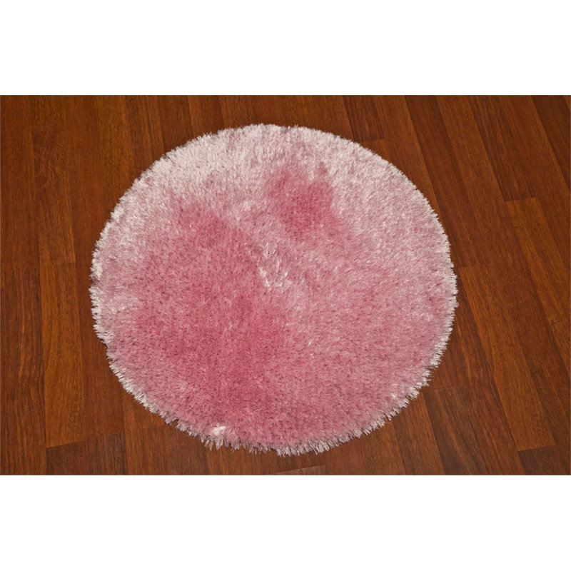 Tapis rond en coton Tulisia, Rond 4 pi 11 po