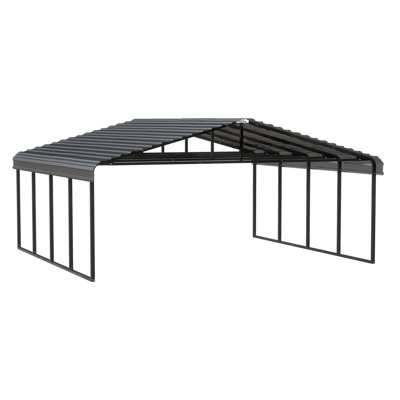 Galvanized Steel Carport, 20X20X9