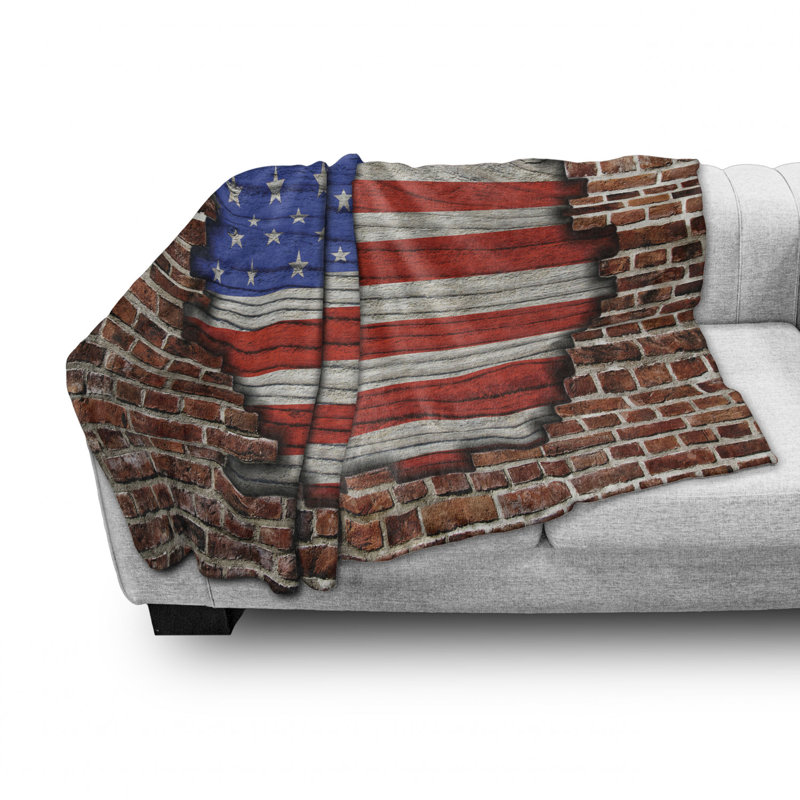 Hand Woven Throw Blanket, 70" W x 90" L
