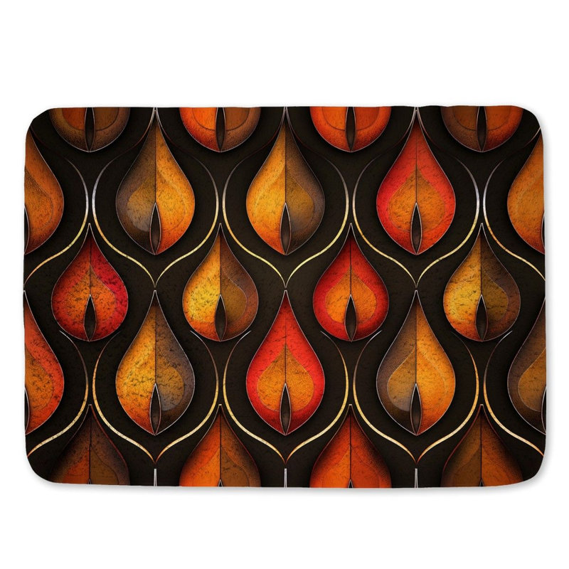 Darney Microfiber / Microsuede Non-Slip Bath Mat, 21"W
