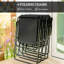Steel Patio Dining Set Table,