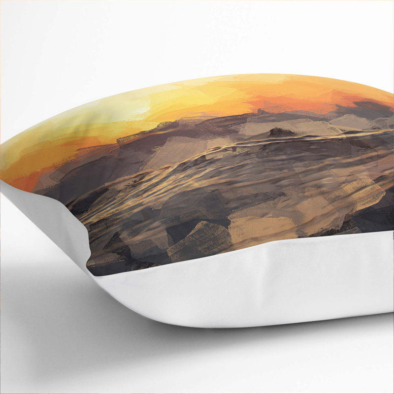 Abstract Square Throw Cushion, 40cm H x 40cm W x 15cm D, White