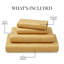 Ensemble de draps en bambou ultra doux - ensemble de 4 pièces - infroissable - feuilles de refroidissement avec poches profondes-648190574-612286665