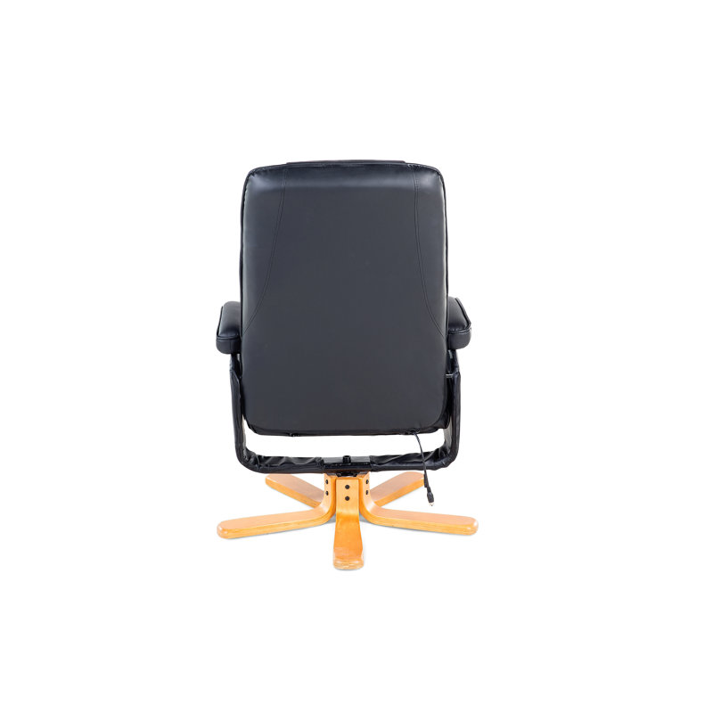 74cm Wide Glider with Massager, Black