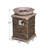 Scriber Square Concrete Propane Smokeless Fire Column