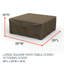 Housse pour table d'appoint / repose-pieds de terrasse Hillside-588379698
