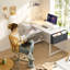 Bureau d'ordinateur en bois manufacturé en L Ciupan avec prise de courant-974792817-974792823