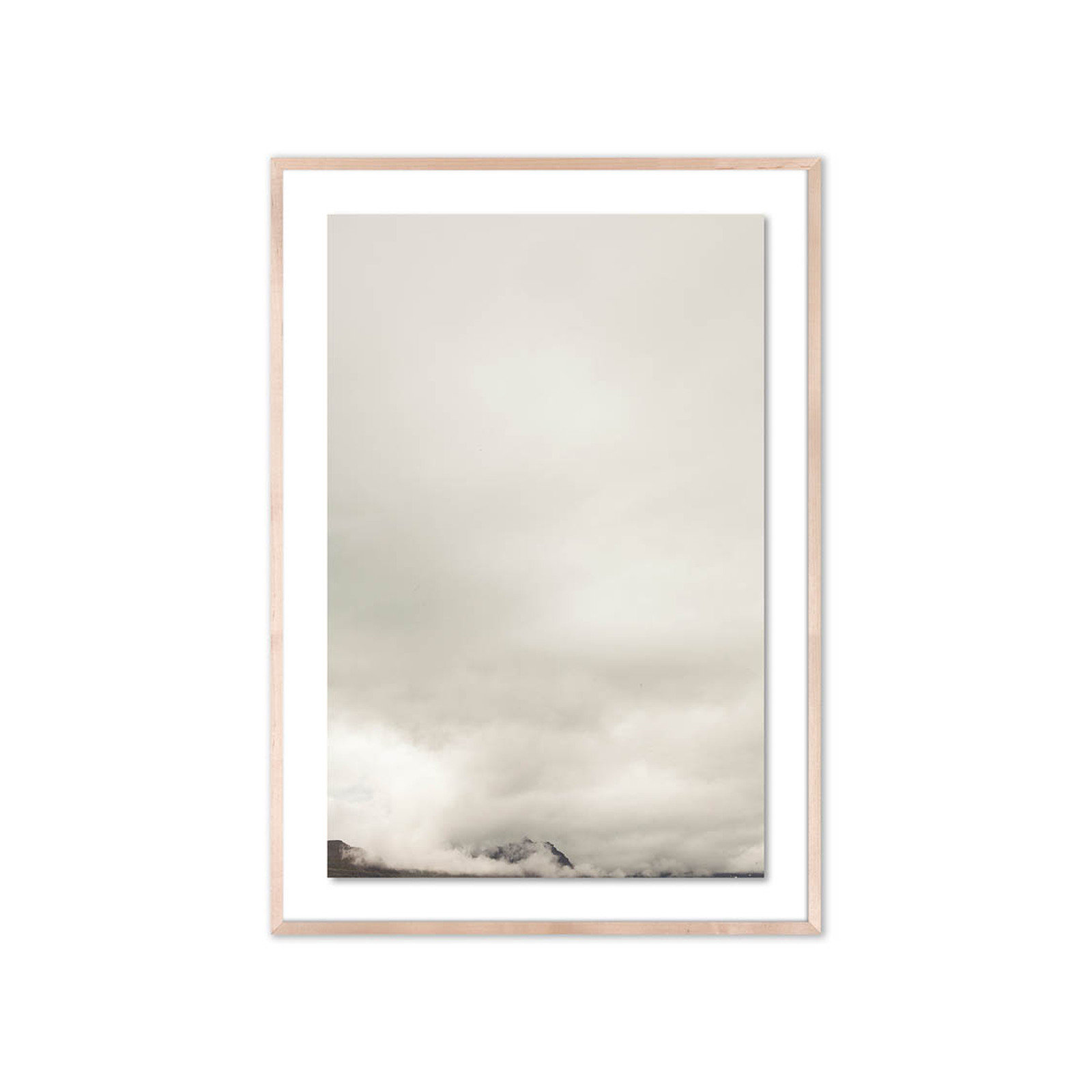 Clouds 11 by Riley Ryan, Natural, 48" H x 34" W x 2.5" D