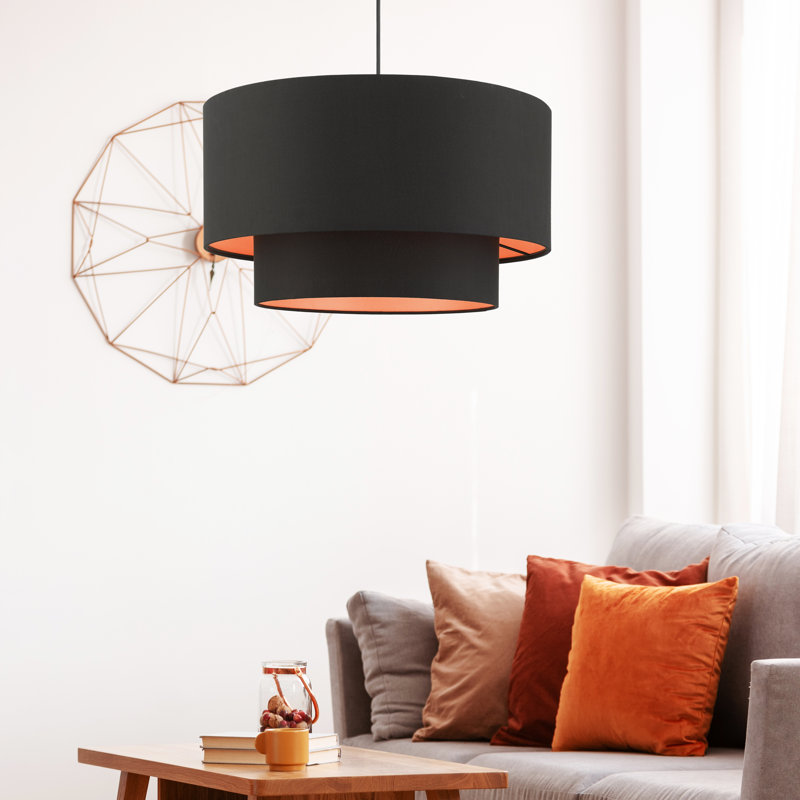 Gracia 3 - Light Dimmable Drum Chandelier