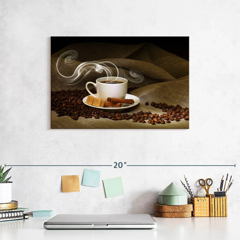 Yarlin Steaming Cinnamon Coffee, 8" H x 12" W