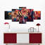 Highland Cow Duo, reproduction d'art sur toile multicolore-93059512