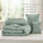 Bedsure Pinch Pleat Comforter Set Boho Bed-in-A-Bag Bedding Set with  Pillowcases for All Season-105529504-105529482