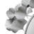 Martha Stewart Eden Gingko Leaf Round Wall Mirror 30.5"-113431150