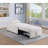 Convertible Sofa With Hidden Pull-Out Bed And Sherpa Upholstery For Modern And Transitional Spaces