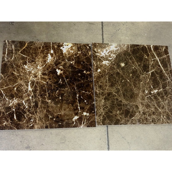 Emperador Dark 12" x 24" Marble Look Wall & Floor Tile