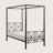 Black Finish Twin Platform Bed Canopy Metal Frame Modern Traditional 1pc,Platfrom Bed,Bed Frame -32735734