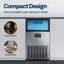150 lb. per day Stainless Steel Commercial Freestanding Ice Maker