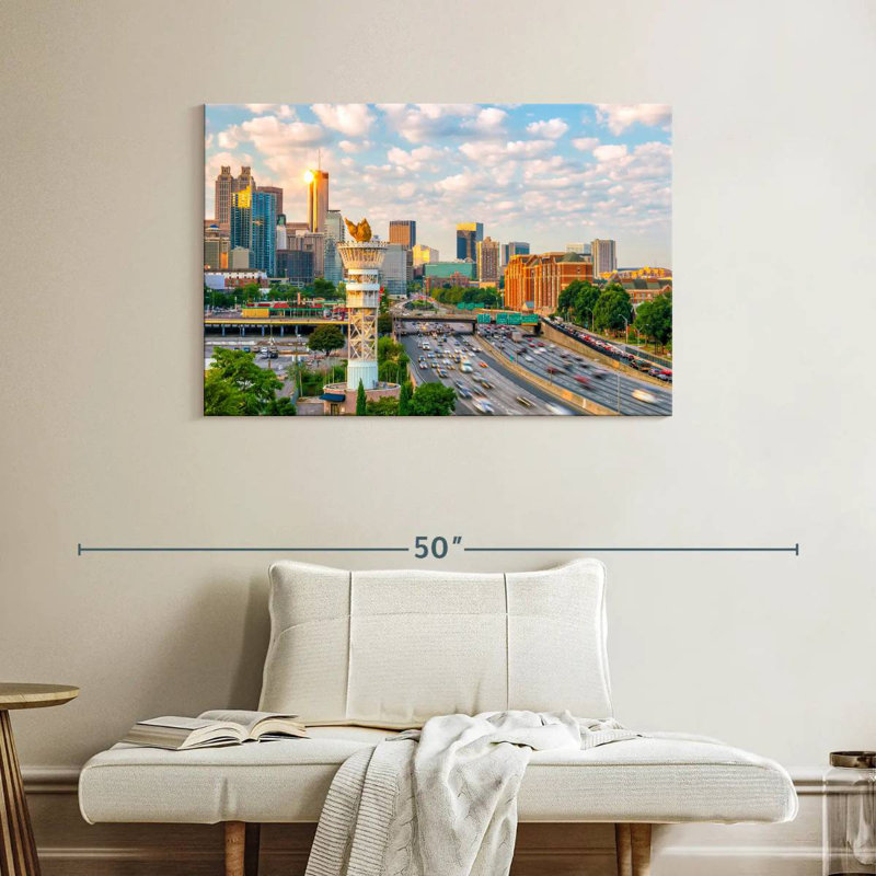 Sebbie Atlanta Rush Hour, 26" H x 39" W