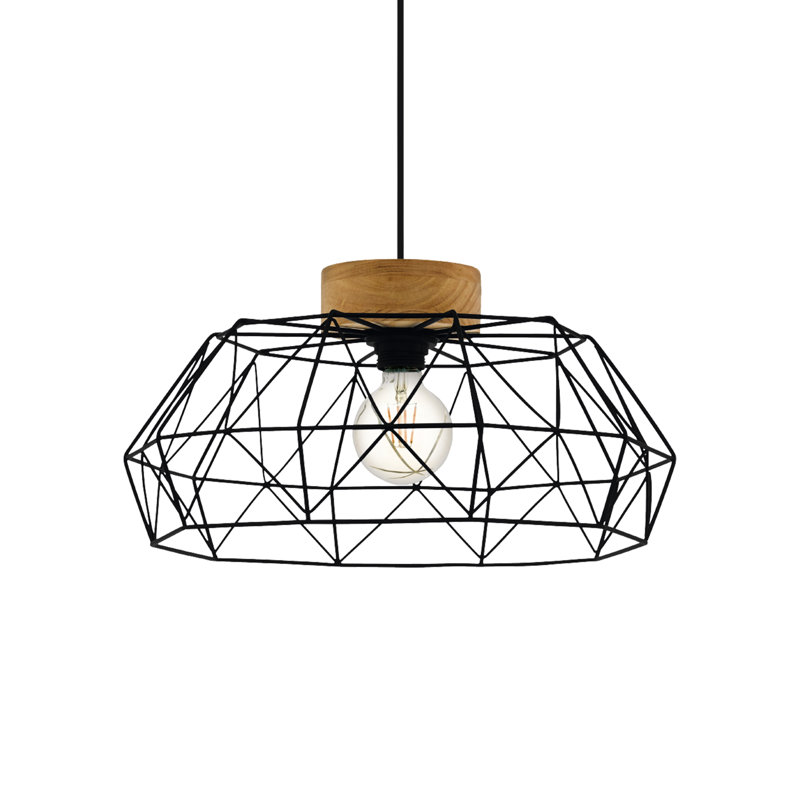 1 - Light Matte Black Pendant