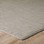 Tapis argent en laine crocheté à la main Dionne-57318676