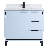 Gesel 36'' Single Bathroom Vanity with Stone Top-822512976-822512981-868973381