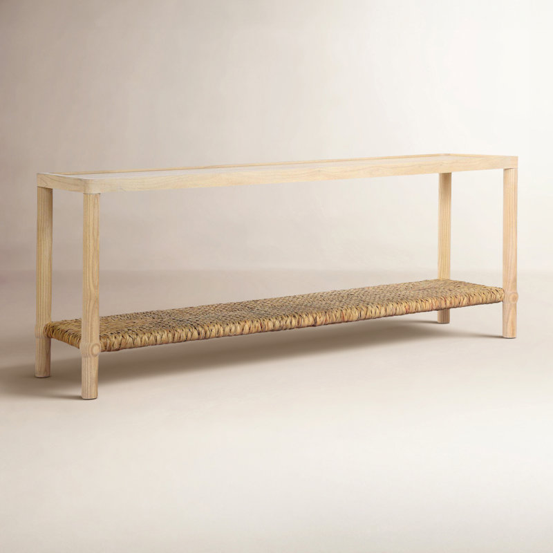 Gabriella Console Table, Light Natural Sungkai