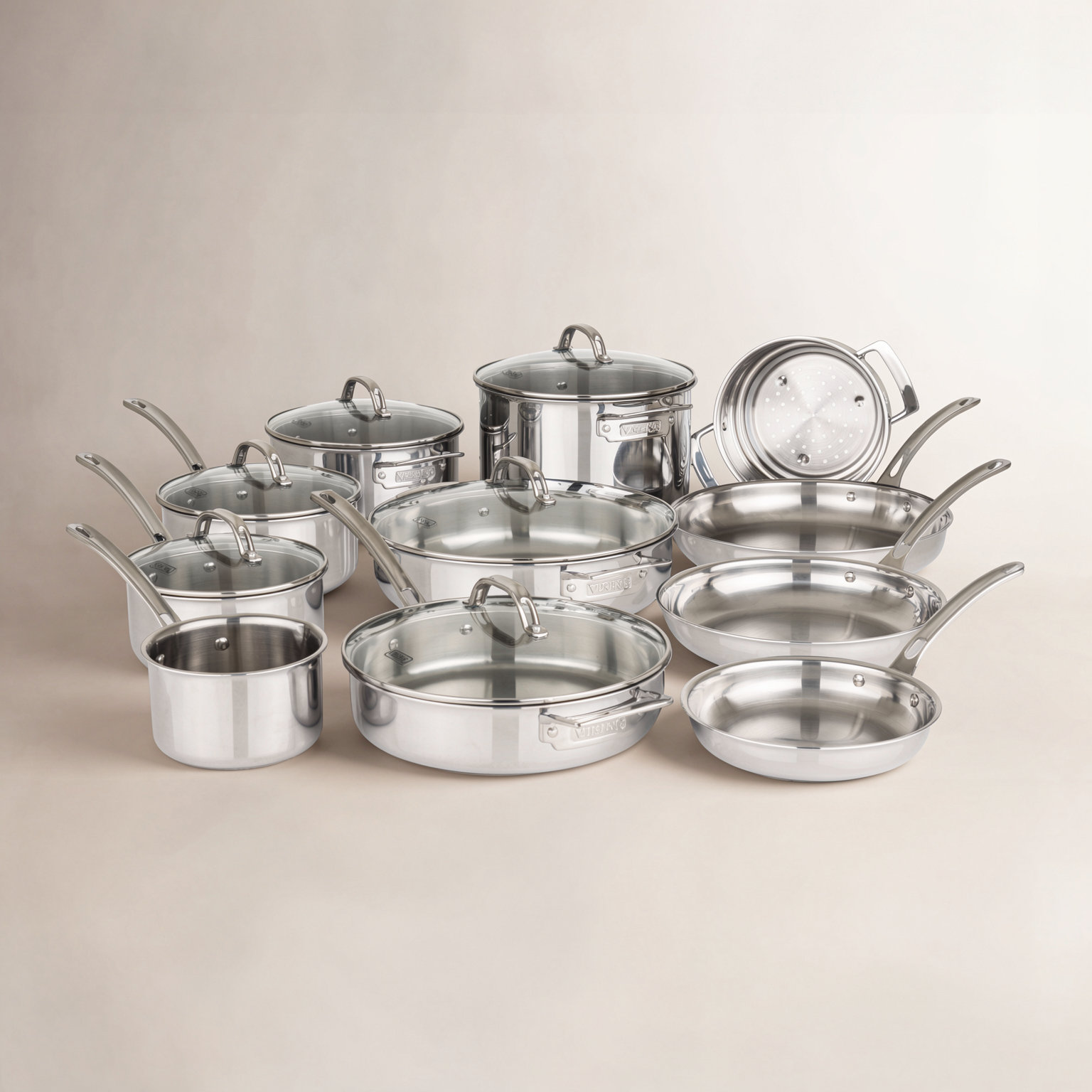 Viking 3-Ply 17-Piece Cookware Set