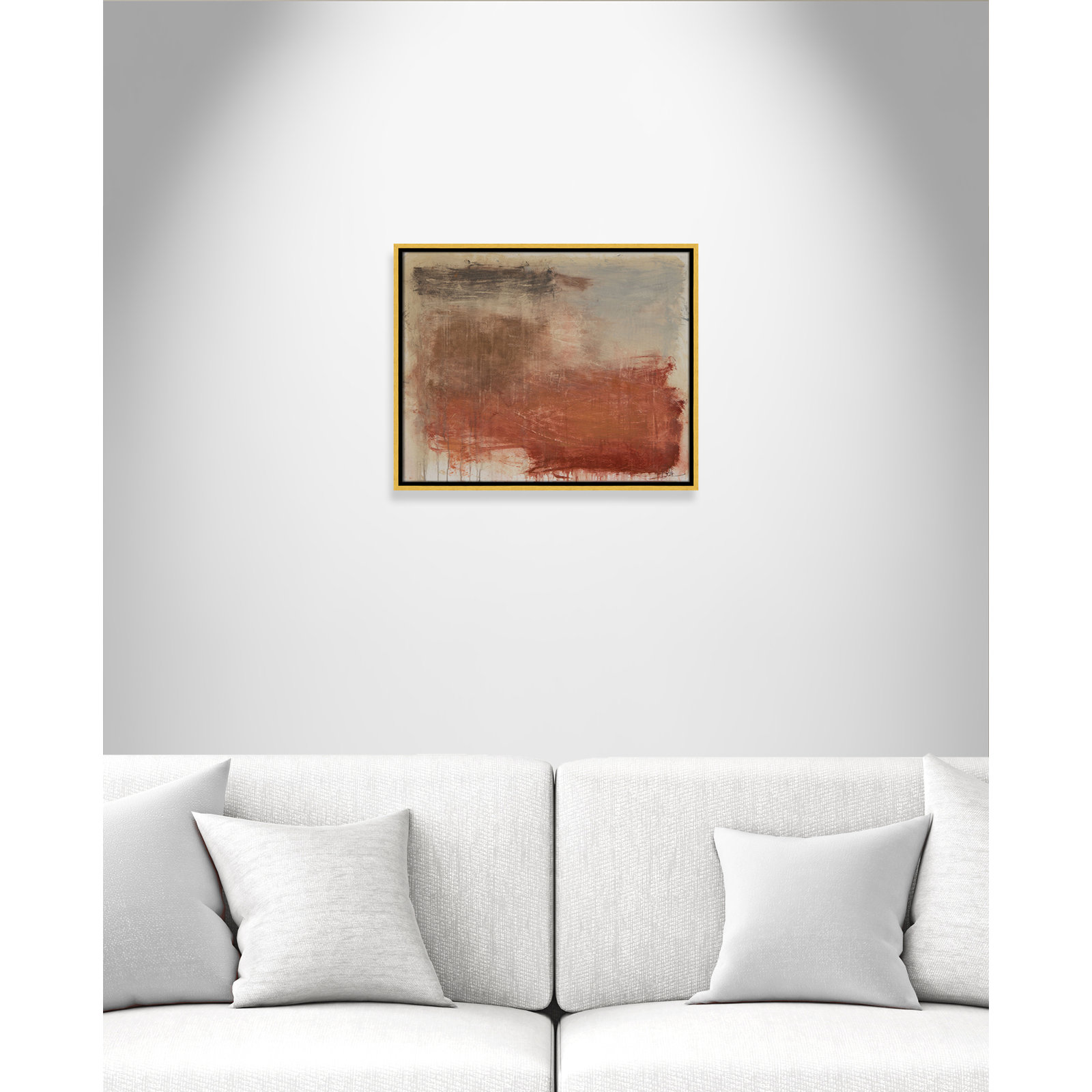 Colin "Autumn Over The Riviera" Print, 17.5" H x 21.5" W, Gold