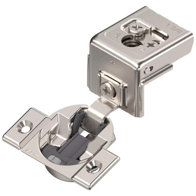 1-3/8 inch Overlay BLUMOTION 31C Compact 110 Degree Soft Close Face Frame Concealed Overlay Hinge [Screws Not Included]