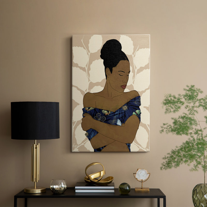 Beauté ethnique II - Cavas enveloppés de galerie, H 18 po x l 12 po