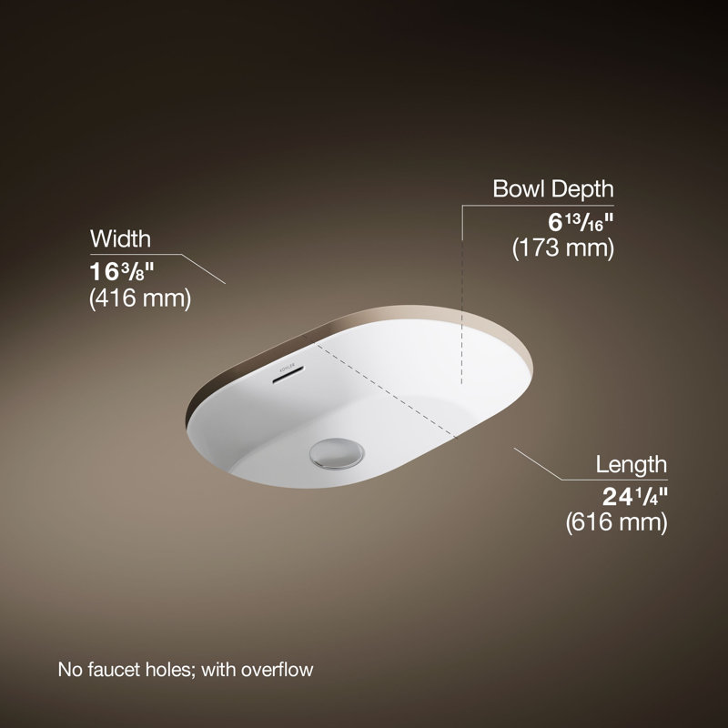 Brazn Capsule Undermount Bathroom Sink