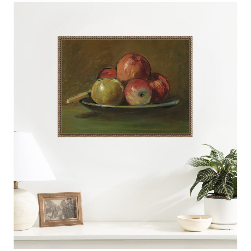 «Still Life with Apples circa 1905 George Leslie Hunter» par Nostalgia Prints, reproduction d'art sur toile encadrée