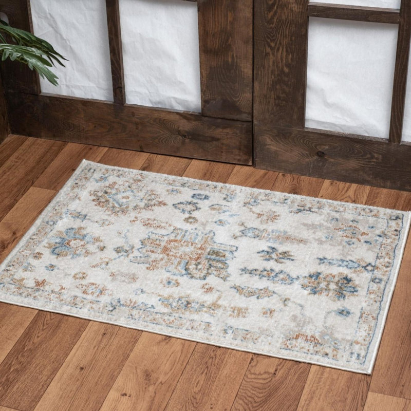 Tapis ivoire Noble, Rectangle 5 pi 3 po x 7 pi 3 po