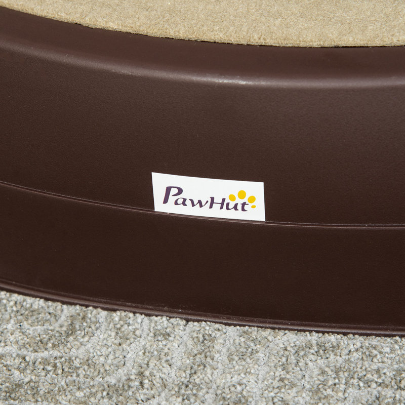 Foldable Dog Steps for Bed Sofa, Brown