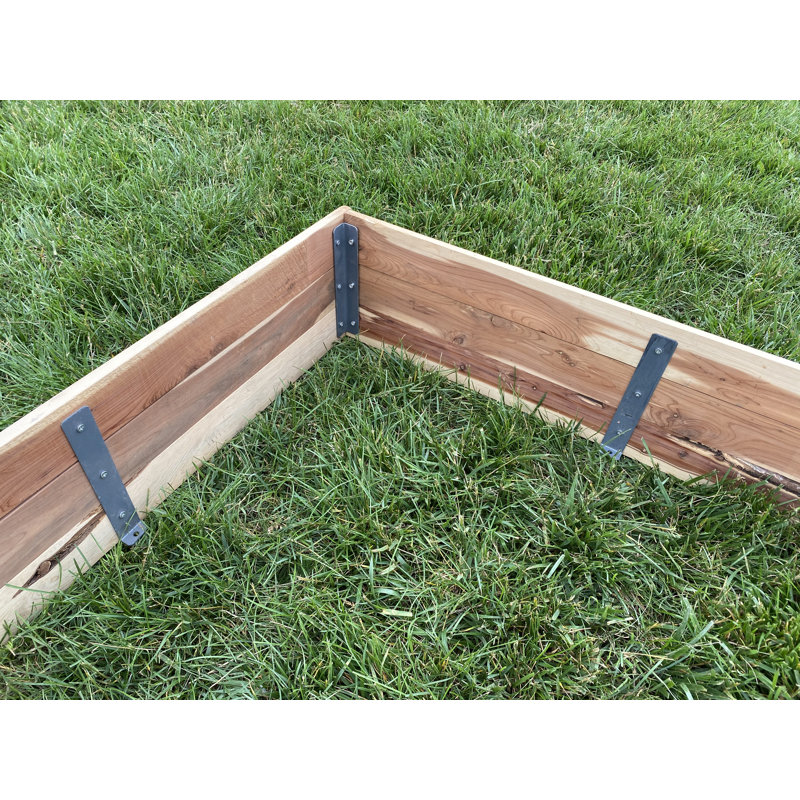 Lit de jardin surélevé en bois 3 pi x 3 pi
