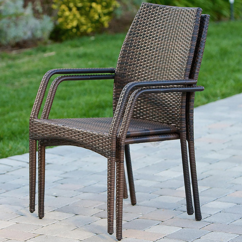 Chaises d'extérieur en osier, 54020 KD MP2, 2 chaises / ensemble