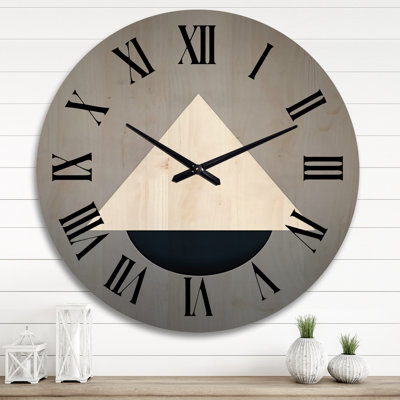 Très grande horloge murale rétro