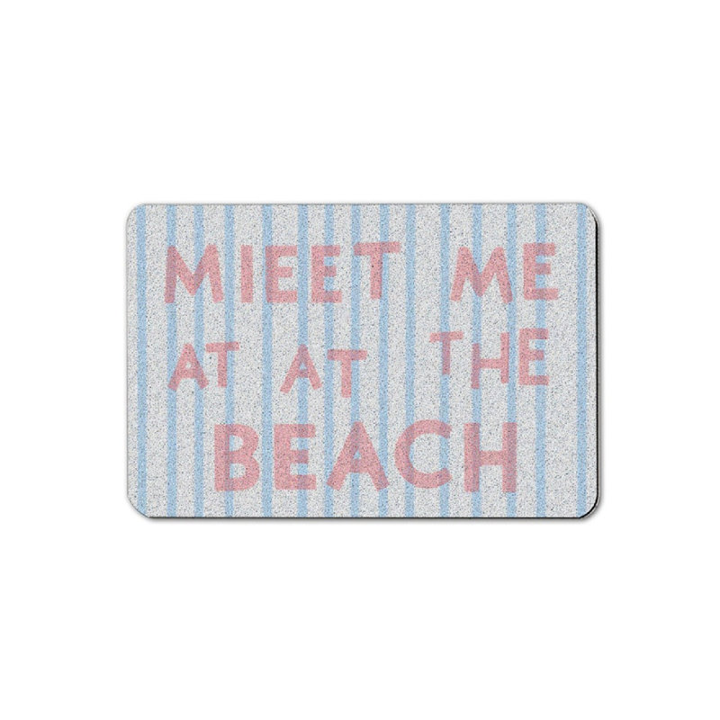 Tapis de bain «Meet Me at the Beach», 16 po x 24 po