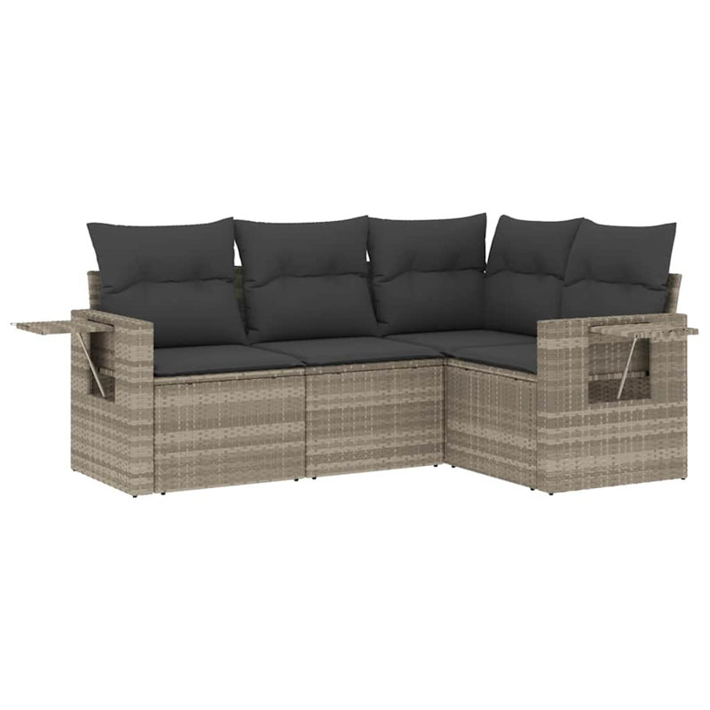  Garden Sofa Set Light Grey, Dark Grey